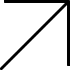 Arrow 84 Line Icon pictogram symbol visual illustration