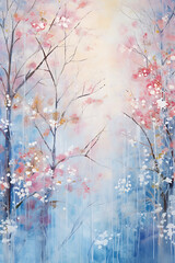 Winter Wonderland Wall Art Oil Painting