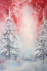Winter Wonderland Wall Art Oil Painting