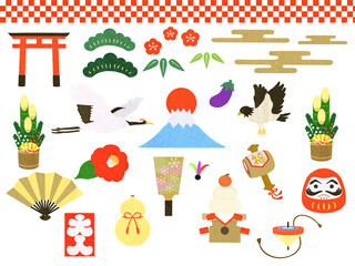 お正月素材セット
