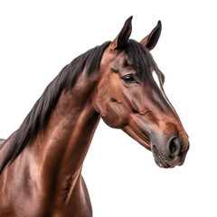 Horse isolated on transparent background,transparency 