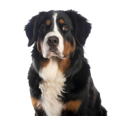 bernese mountain dog isolated on transparent background,Transparency 
