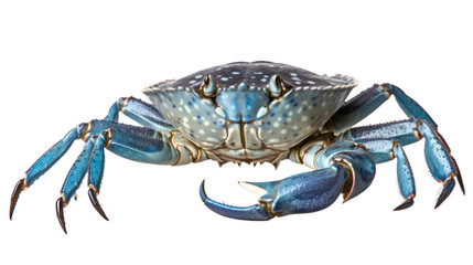 Blue crab isolated on transparent background,Transparency 