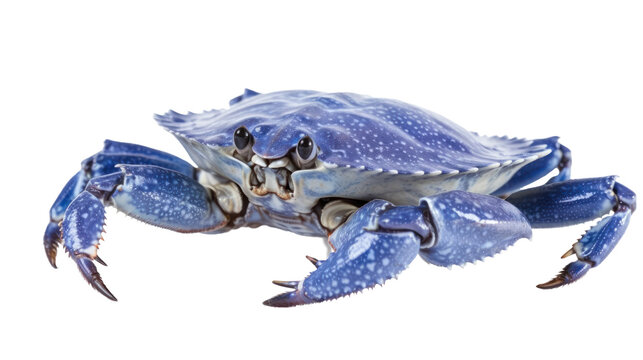 Blue crab isolated on transparent background,Transparency 