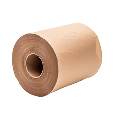 Brown tissues core isolated on transparent background,Transparency 