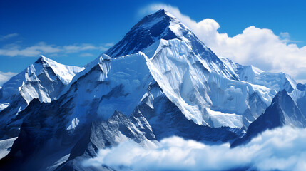 Bring to life the formidable grandeur of Mount Everest, the highest peak on Earth.