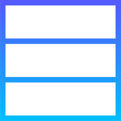 Obraz premium Layout 39 Line Gradient Icon pictogram symbol visual illustration