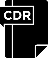 CDR Line Gradient Icon pictogram symbol visual illustration