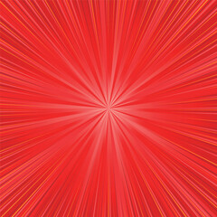 背景素材 赤色 輝く集中線の注目背景 閃光 輝き 爆発 放射 漫画風