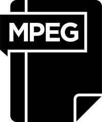 MPEG Icon symbols pictograms design elements visual representations