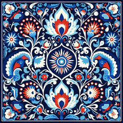 Fototapeta premium Set of beautiful oriental pattern elements.