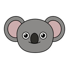 Cute Exotic Animals Head _ Koala