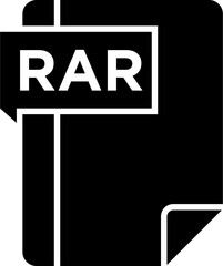RAR Icon symbols pictograms design elements visual representations