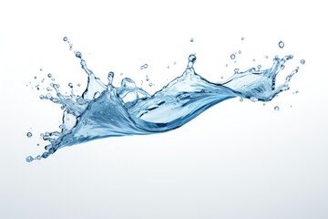water splash isolated on white background