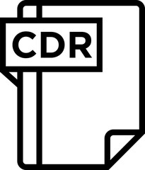 CDR Icon symbols pictograms design elements visual representations