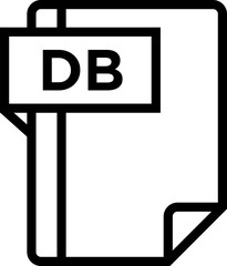 DB Icon symbols pictograms design elements visual representations