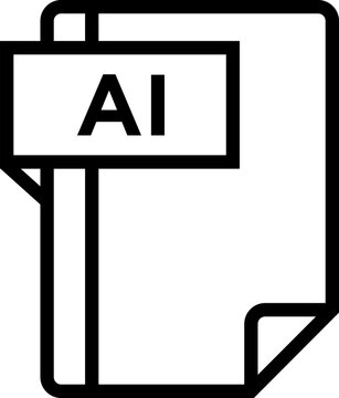 AI Icon symbols pictograms design elements visual representations