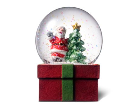 クリスマスのスノーグローブ