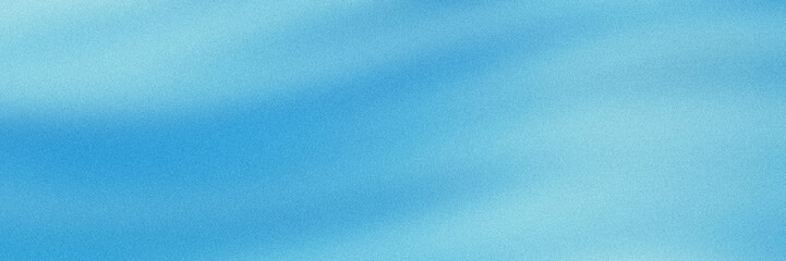 blue wave silk , empty space grainy noise grungy texture color gradient rough abstract background , shine bright light and glow template 