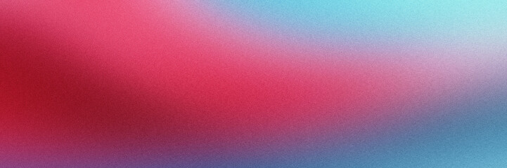 red blue , color gradient rough abstract background shine bright light and glow template empty space , grainy noise grungy texture