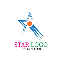 Star company logo signs symbols and bussines