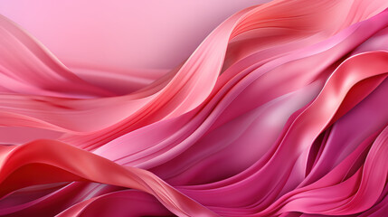 Obraz premium Realistic breast cancer awareness month horizontal banner template. generative ai