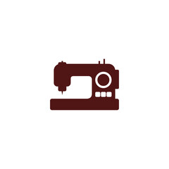 Sewing machine icon isolated on transparent background