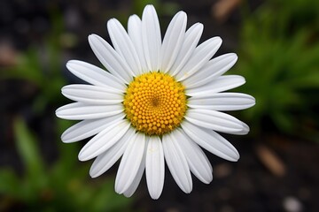Fototapeta premium daisy with petals plucked apart