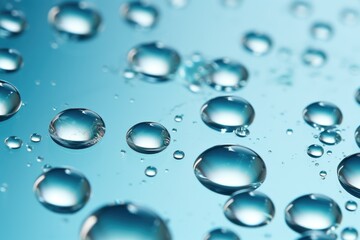 waterdrops on a surface cleaned with disinfectant solution