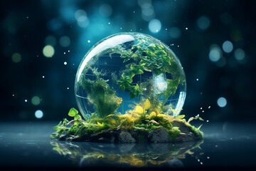 World environment and Earth Day concept with eco friendly enviroment.
