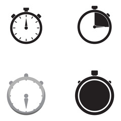 stop watch icon vector