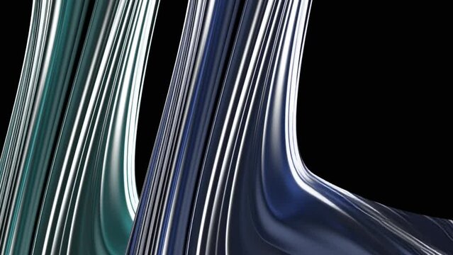 Abstract 3d Background Animation with Slow motion. of Liquid ink isolated on background. 4k Wallpaper video.
