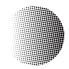Halftone Dots Gradient Pattern