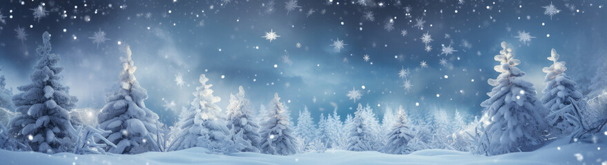 Fototapeta na wymiar Christmas background with snow, generative ai 