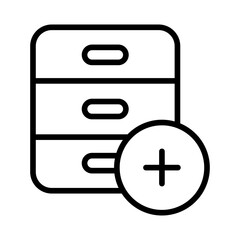 Outline Add Archive Icon