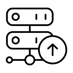 Outline Upload Server Icon