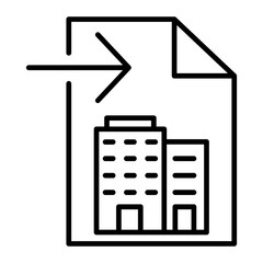 Outline Assets documents icon