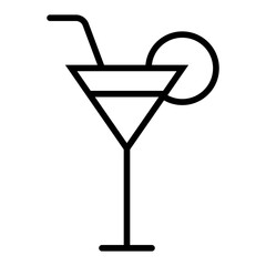 Outline Cocktail Icon