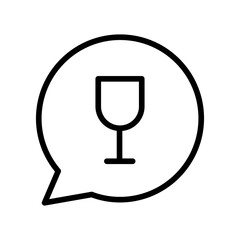 Outline Party Chat icon