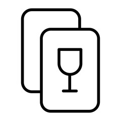 Outline Party Invitation icon