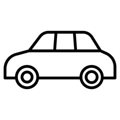 Outline Car icon