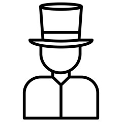Outline Magician icon