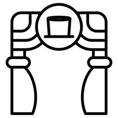 Outline Stage icon