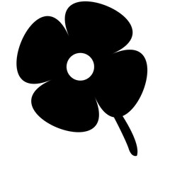 Flowers icon. Flowers isolated