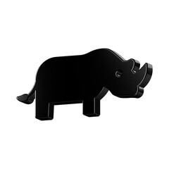 This is a beautifully designed 3D icon with a beautiful metallic texture.