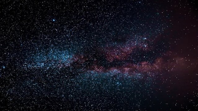 Milky Way stars photographed with wide angle lens.	
