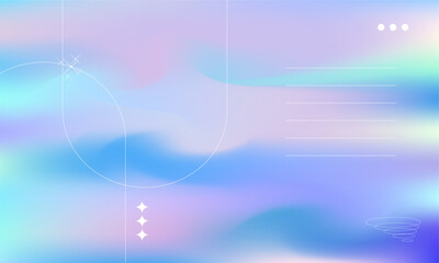 Vector gradient abstract blurred background
