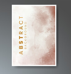 Cover template with watercolor background. Design for your cover, date, postcard, banner, logo.