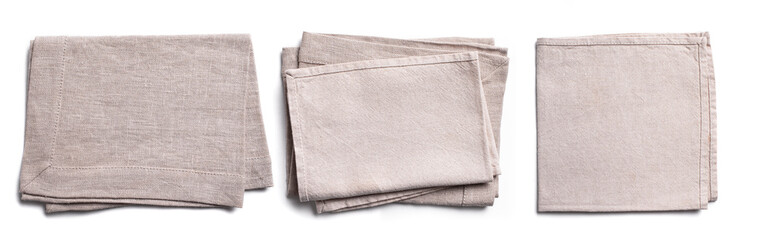 Linen textile napkin set - 661330427