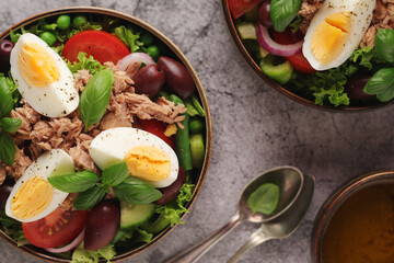 Nicoise salad - traditional French dish